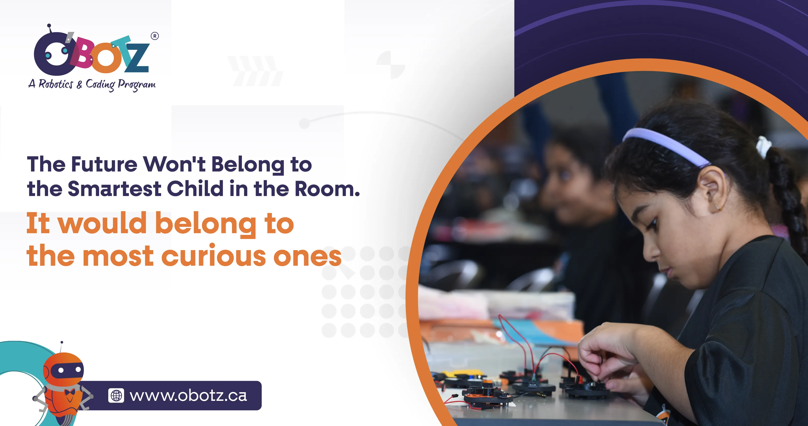 The Future Won't Belong to the Smartest Child in the Room. 
It would belong to the most curious ones